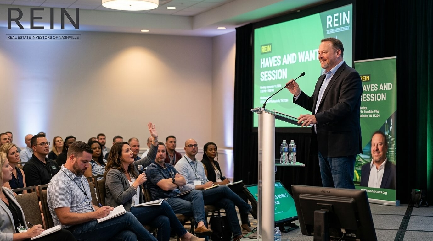 REIN Haves and Wants segment where investors present active real estate deals